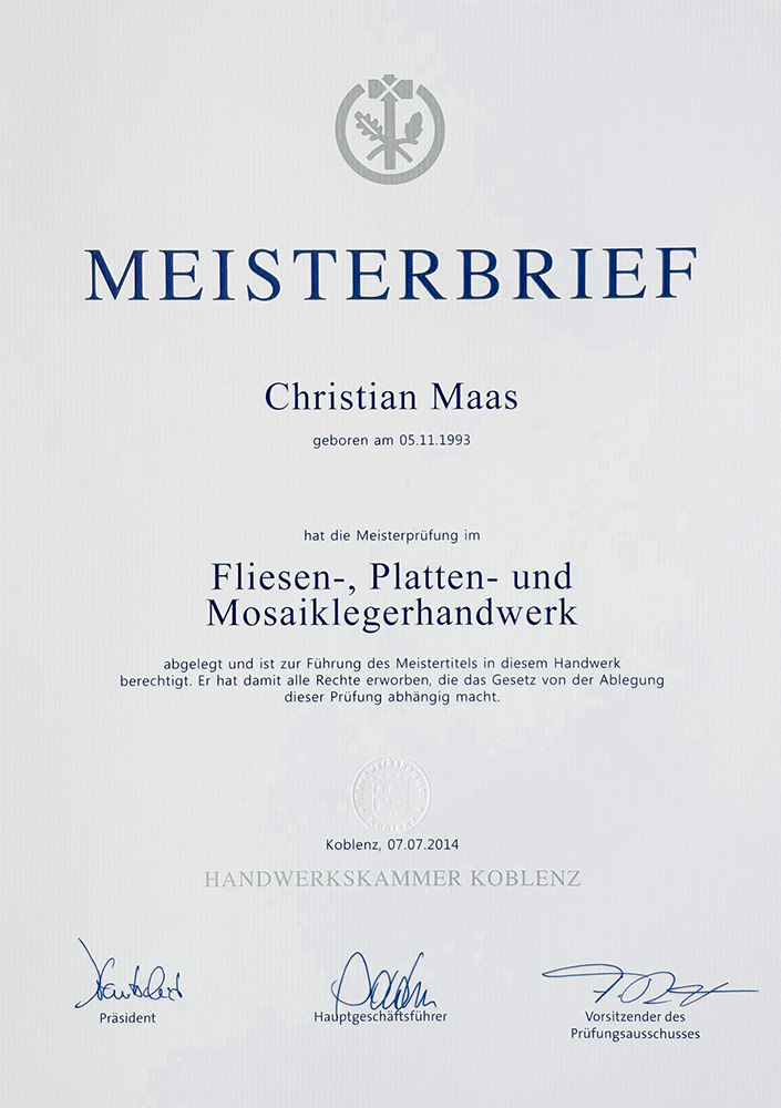 Meisterbrief Christian Maas_1000px